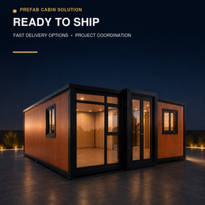 บ้านสำเร็จรูป NewGen Tiny Homes โมเดิร์น คอนเทนเนอร์เฮาส์ ขนาด 20 ฟุต ดีไซน์วิลล่าทรงสี่เหลี่ยมผืนผ้า โครงสร้างแข็งแรง พร้อมโซลูชั่นครบวงจร - Product Image 1