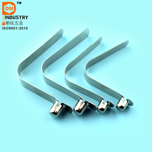 Pince de fixation à <span class=keywords><strong>ressort</strong></span> à bouton-poussoir pour tube de tente en acier 65Mn - Product Image 6