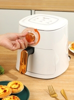 4L Mécanique Multifonctionnel Automatique Sans Fumée Ménage Numérique Nouvelle Friteuse À Air Machine