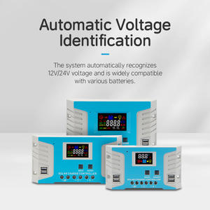 KungfS 12V/24V/48V otomatik 30A-60A PWM güneş şarj regülatörü Max PV giriş güneş ev sistemi için 100V GÜNEŞ PANELI denetleyici - Product Image 3