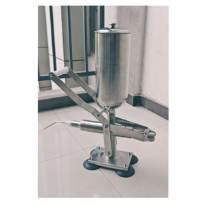 Máquina Manual de 5L de Acero Inoxidable 304 para Rellenar Crema de Mantequilla, Miel y Mermelada, Equipo para Rellenar <span class=keywords><strong>Churros</strong></span> y Helados - Product Image 4
