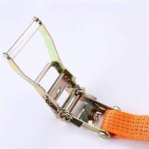 2 Zoll Auto-Zurrgurt mit Gummigriff, Ratschenzurrgurt, Ladungssicherungsgurt aus strapazierfähigem Polyestermaterial, 5000 kg Bruchlast - Product Image 3