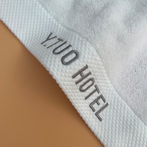 Nhà Máy Sang Trọng 100% Tinh Khiết Bông Khách Sạn Nhỏ Vuông Khăn Tùy Chỉnh Thêu Logo Mềm Khăn Vuông - Product Image 3