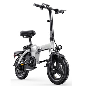 Offre Spéciale homme 48v 500W vélos électriques pliants hommes 14 pouces vélos électriques avec pneus antidéflagrants pour <span class=keywords><strong>femme</strong></span> - Product Image 2