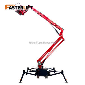 <span class=keywords><strong>Platform</strong></span> kerja angkat udara hidrolik bertenaga bensin Diesel 10m 20m 30m pengangkat bom laba-laba pelacak dapat disesuaikan dengan ember - Product Image 1