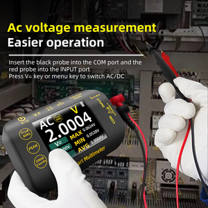 Professionele digitale multimeter S40 USB oplaadbaar 20000 tellingen 200Mohm LCD Weerstand Spanning Capaciteit Hz Fotovoltaïsch - Product Image 5