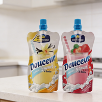 Pochette souple YSH de qualité alimentaire, résistante à l'humidité, avec bec verseur, pour emballage de liquides, jus, boissons, aliments pour bébés, sac isotherme