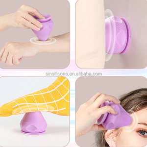 <span class=keywords><strong>Trigger</strong></span> Point Massage Therapy Ball Set - Spiky Lacrosse Ball ventosa massaggiatore da parete per rilascio miofasciale muscoli doloranti D - Product Image 5