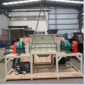 Broyeur de bouteilles <span class=keywords><strong>en</strong></span> <span class=keywords><strong>verre</strong></span> et de pare-brise de voiture Broyeur de déchets <span class=keywords><strong>en</strong></span> plastique et de <span class=keywords><strong>verre</strong></span> à double arbre - Product Image 5