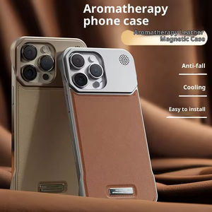 Funda Magnética con Aromaterapia sin Bordes para iPhone 17, Funda Protectora de Cuero Anti-Caídas para Apple 16 Pro Max 15 - Product Image 5