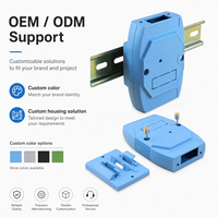 Boîtier électronique fiable et pratique en ABS IP54 pour rail DIN, boîte de commande pour équipement d'automatisation industrielle