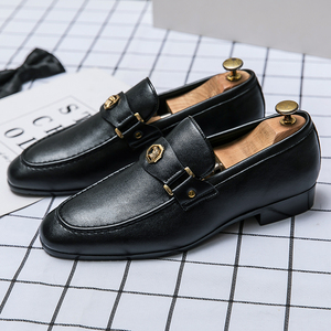 Chaussures habillées pour hommes de haute qualité, mocassins Shadow en cuir verni, chaussures de luxe à enfiler, chaussures de mariage, style Oxford pour hommes - Product Image 2