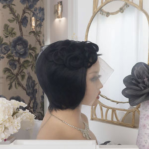Noir court droit Bob perruque pour les femmes noires #1 Pixie Cut perruque pour les jeunes femmes court dentelle avant Pixie Cut perruques cheveux humains - Product Image 4