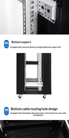 Armoire réseau murale robuste, adaptée à la surveillance basse tension, aux salles de serveurs et à la câblage structuré