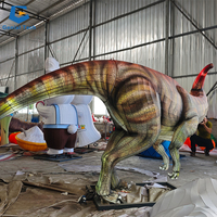 FL-64 Lanternes d'animaux grandeur nature personnalisées pour le Festival des lanternes, lanternes géantes de dinosaures pour les parcs à thème