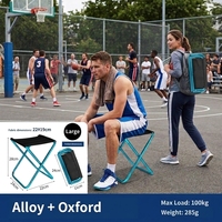 Chaise pliante portable moderne pour extérieur, avec cadre en fer et tissu en fibre chimique, poignée de transport, entièrement pliable pour le camping et la plage