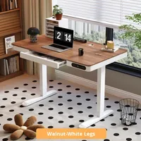 Yazhi Bureau de Travail Intelligent Électrique Réglable, Style Design Moderne pour Maison et Étude, avec Pieds de Table E-Sport