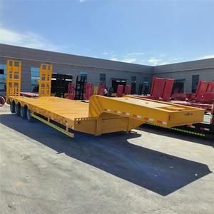 50 60 70 tấn cổ ngỗng <span class=keywords><strong>lowboy</strong></span> bán Trailer lowbed loader 3 trục Vật liệu thép bán Trailer để bán - Product Image 5