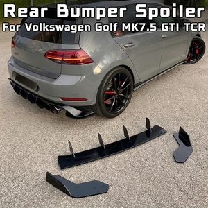 สำหรับ Volkswagen MK7.5GTI กอล์ฟ TCR กันชนหลังลิปสปลิตเตอร์ชุดตัวกระจายกันชนฝาครอบป้องกันอุปกรณ์เสริมรถยนต์ - Product Image 1