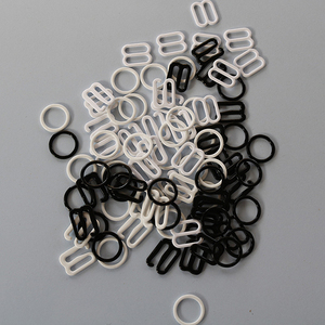 Accesorios de ropa interior de muchos colores y tamaños al por mayor, correa de sujetador de metal recubierta de nailon, anillo de metal deslizante y gancho - Product Image 3