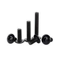 Tornillo de máquina de cabeza de champiñón Phillips de acero al carbono M2.5 M3 M3.5 M5 para fijación de equipos de comunicación