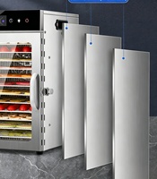 Kosteneffectieve huishoudelijke dehydrator, compact, stabiel, stil, klein formaat, voor gezinnen, fruit, groenten, hondensnoepjes, dagelijkse droging en verwerking.
