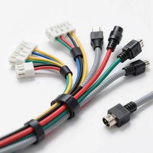 Multi Color Copper Core PVC Jacket Wiring Harness with JST Connector and <b>USB</b> <b>Adapter</b> <b>Plug</b> for Industrial PLC Cabinet Use 24V - Product Image 1