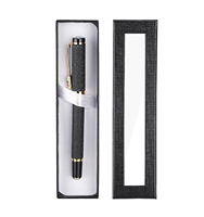 Boîte personnalisée en gros de luxe pour montre-stylo collier boîte d'emballage cadeau artisanal avec fenêtre transparente