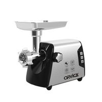 ORVICA Hachoir à viande manuel portable multifonction en acier inoxydable avec moteur en cuivre pur 3300W, machine à saucisses ORM-3588
