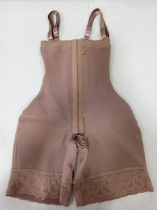 Faja moldeadora de cuerpo completo sin mangas con cremallera frontal para mujer HOURGLASS WASP WAIST, control de abdomen - Product Image 1