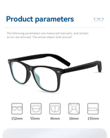 BT appelant musique lunettes de soleil Uv400 Protection Anti-lumière bleue écouteur sans fil lunettes audio intelligentes avec photo à distance
