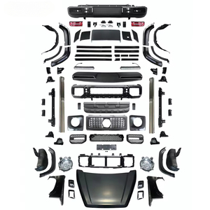 Kits de carrocería de fibra de carbono 2018+ para <span class=keywords><strong>Suzuki</strong></span> <span class=keywords><strong>Jimny</strong></span>, modificación completa al estilo <span class=keywords><strong>Brabus</strong></span>, parachoques delantero y trasero, capó, luces, kit de carrocería - Product Image 1