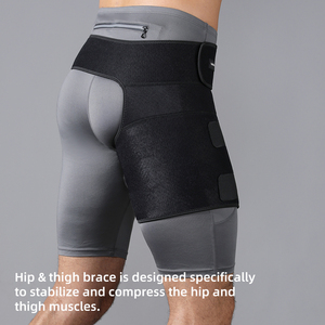VBOSi 9638 vente en gros sport blessure soutien élastique cuisse stabilisateur pansement réglable aine Compression Wrap douleur protectrice - Product Image 5