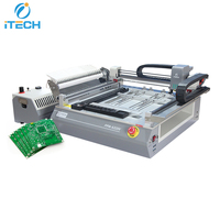 Máquina de Montaje de Chips de Escritorio ITECH PPM-A320V, Automática, de 2 Cabezas, con Visión SMT, Adaptable a 0402