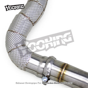 Tubo de bajada recto de <span class=keywords><strong>escape</strong></span> automático para mercedes-benz AMG GT63/GT63S 4,0 T 2019-2023, sistema de <span class=keywords><strong>escape</strong></span> de tubo de flujo <span class=keywords><strong>libre</strong></span> SUS304 - Product Image 3