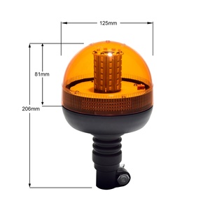 Nouveau <span class=keywords><strong>prix</strong></span> usine SMBX : Gyrophare LED ambre clignotant rotatif 12V <span class=keywords><strong>pour</strong></span> camion agricole et tracteur - Product Image 3