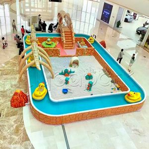 Indoor outdoor altro parco divertimenti strutture per parchi giochi prodotto deriva per bambini rafting waterway of indoor paradise - Product Image 2
