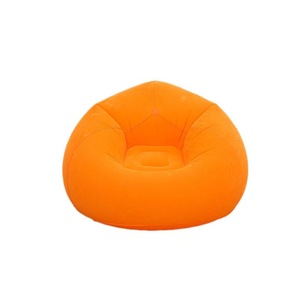 Flocking Modern Minimalism New <b>Inflatable</b> Foldable Round <b>Sofa</b> Chair Outdoor Leisure Single - Product Image 5