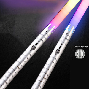 <span class=keywords><strong>Sabre</strong></span> <span class=keywords><strong>Laser</strong></span> à Balançoire en Métal, Jouets de Force de Duel, Balançoire Lisse, Led RGB, Épée Lumineuse pour Fête, Cosplay - Product Image 3