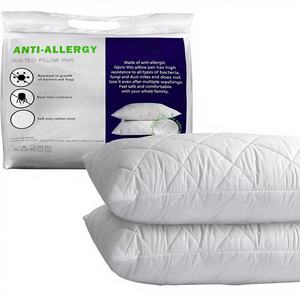 맞춤형 모던 저자극성 통기성 목 지지대 대체 호텔 퀼트 베개 - Product Image 1