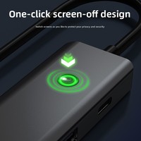 Pabrik USB C Hub 3 * USB 3.0 port Multiport adaptor 4K/30Hz HDTV 100W PD USB C Dock Smart pembaca kartu telepon Laptop PC perhiasan