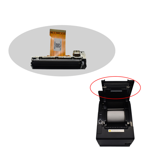 Caysn POS Printer Head 3Inch Thermal Printer Mechanism 638-101 Without Axis Detection Cheap 80mm Printer Head