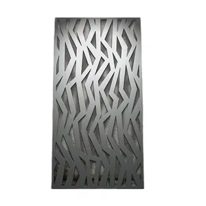 Hotel Hängende Deckende ko ration Aluminium Casting Gate Wandzaun Luxus Wand paneel