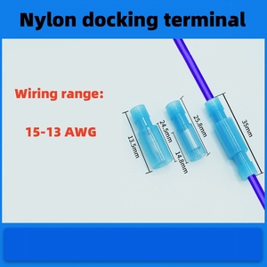 Kit de terminales de desconexión rápida tipo bala (M/F) - 16-14AWG para iluminación automotriz y reparación de arneses de cableado - Venta directa de fábrica - Product Image 5