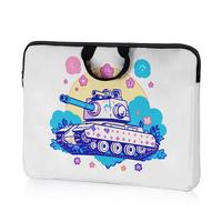 Bolsa para Portátil de 14-15 Pulgadas Personalizada por el Fabricante, Estilo Anime, Impresión Digital, Funda Protectora Suave para Computadora, Bolsa Delgada para Notebook