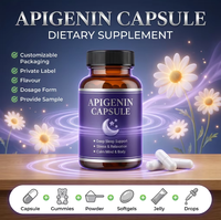 Capsules de sommeil et de relaxation Healthife OEM Private Label, capsule d'apigénine avec L-théanine