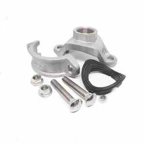 Collier mécanique à trois voies pour l'alimentation en eau, en acier inoxydable <span class=keywords><strong>304</strong></span>, type rainuré, filetage interne, serrage mécanique - Product Image 2