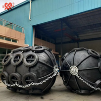 Dok Kapal Tiup Yokohama Black Marine Airbag Fender Karet Pneumatik untuk Penahanan Kapal Diameter 0.5-4.5M Panjang 1.0-9.0M