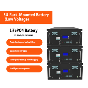 Batería de Gabinete LiFePO4 de 51.2V 314Ah 16kWh para Almacenamiento de Energía Solar en Rack para Hogar y Comunicación - Product Image 3