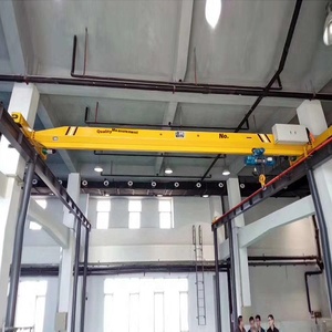 Grue électrique à faisceau unique 3 tonnes 5 tonnes de capacité pour l'atelier d'usine Grues de pont à faisceau unique suspendues par LDA - Product Image 3